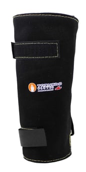 picture of Tornado Wristex Cut Fibre Uncoated Sleeve Black - Buckle - Pair - [PA-TAGW17B]