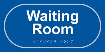 picture of Waiting room – Taktyle (300 x 150mm)  - SCXO-CI-TK2479WHBL