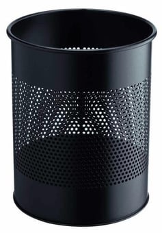 Picture of Durable - Waste Basket Metal Round 15/P - 165 mm - Black - [DL-331001]