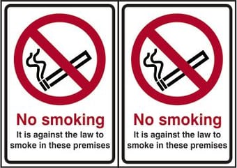 picture of Spectrum No Smoking Double Sided – D/S SAV 148 x 210mm - SCXO-CI-11923