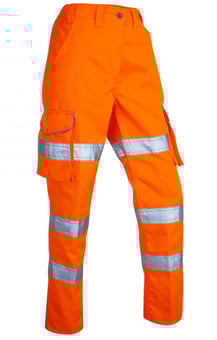 Picture of Pennymoor - Class 2 Ladies Poly/Cotton Orange Cargo Trouser - Regular Leg - LE-CL01-O-REG