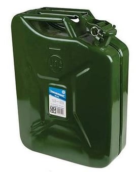picture of Green 20L Metal Jerry Can - Ideal For Carrying And Storing Liquids - UN Approved - [SI-730799]