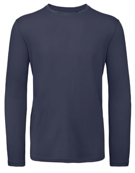 Picture of B&C Men's Organic Inspire Long Sleeve Tee - Urban Navy Blue - BT-TM070-UNVY