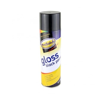 picture of ProSolve Gloss Black Aerosol - 500ml - RAL 9005 - [PV-GBP5A]