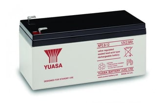 picture of Premium Quality Lead Acid Yuasa 12V 2.8Ah Battery - [HS-120-1001] - (DISC-R)