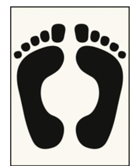 picture of Feet Stencils