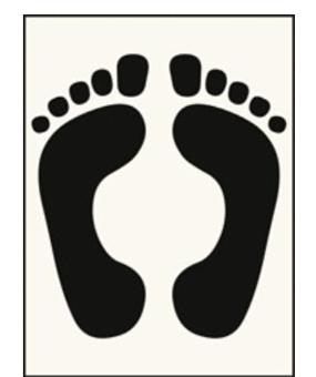 picture of Feet Stencils
