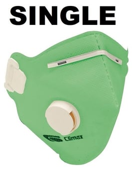 picture of Climax 1730 FFP3 Green Disposable Mask - [CL-1730-C12-VERDE]