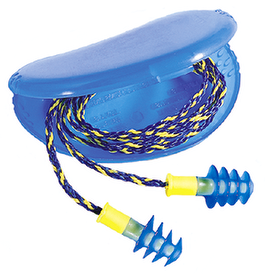 picture of Howard Leight - Fusion Corded Earplugs - Blue - Pack of 50 - [HW-1011282]