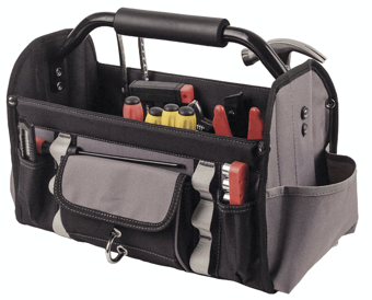 picture of Portwest - TB02- Soft Shell Open Tool Bag - Black - [PW-TB02BKR]