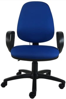 picture of Energi-24 Ergonomic Office Chair Air Support Fabric - Blue - [VK-7394756]
