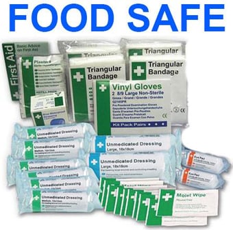 picture of Food Safe HSE First Aid Kit Refill For 1-10 Persons - [SA-R10N]