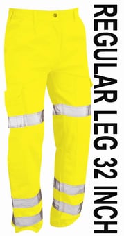 picture of ORN- Hi Vis Yellow Vulture Ballistic Trousers - Regular Leg - ON-6900-15-Y