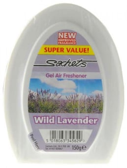 Picture of Sachets - Wild Lavender Gel Air Freshener - Pack of 3x150g - [AF-0501806335115]  (HP)