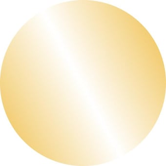 picture of Prestige Round Blank Sign - Gold Effect - 75mm Diameter - 1.5mm Aluminium - [AS-GOLD35-ALU]