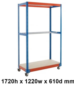 picture of BiGDUG BiG400 Garment Rail Trolley - 2023h x 1220w x 610d mm - 300kg - [BDU-B4MG1206BO]