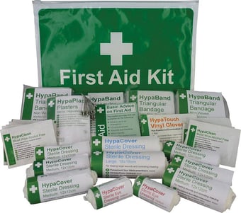 picture of HSE Compliant - 1-10 Person Value First Aid Kit In Vinyl Wallet - [SA-K10AVAL]