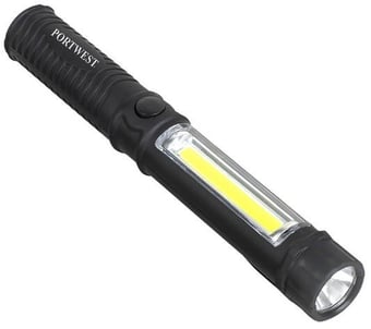 picture of Portwest - PA65 Inspection Black Flashlight Torch - [PW-PA65BKR] - (DISC-R)