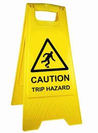 Picture of 'A' Frame Sign Trip Hazard Yellow - [IH-FCTH] - (HP)