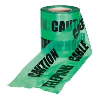 Picture of Prosolve Underground Warning Tape - Telephone Cable Green - [PV-TELT]