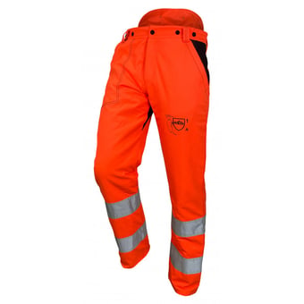 picture of Francital Biot Design A Chainsaw Trousers Hi Viz Orange - SF-XS/FI017OR