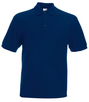 picture of Fruit Of The Loom Heavyweight Piqué Polo - Navy Blue - BT-63204-NAV