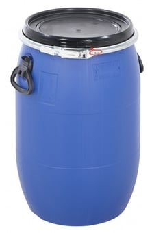 picture of BiGDUG Plastic Open Top Drum - Blue - 635h x 398dia mm - 60L Capacity - [BDU-PATPOTD60]