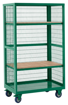 Picture of QMP Boxwell Trolley Without Doors - Green - Plywood - 1955H x 900W x 600D - [QM-XW199060PGXX] - (LP)