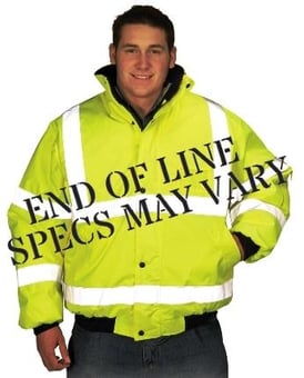 picture of Yellow Hi-Vis Bomber - End of Line - EN 471 Class 3 - Only Printable with Premium EasyPrint - SP-BOMBER-Y - (SP) - (DISC-R)