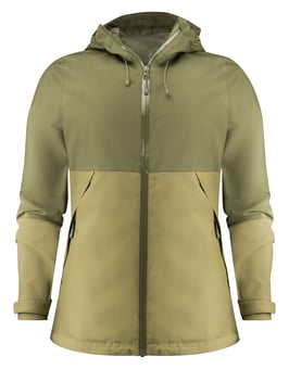 picture of James Harvest Ladies Northville Two-Tone Shell Jacket - Moss Green - BT-HAR2121044-H704