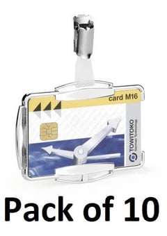 picture of Durable - Card holder RFID Secure Mono - Pack of 10 - Silver - [DL-890123]