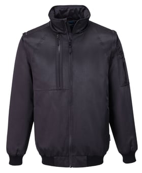 picture of Portwest CD802 - WX2 Eco Pilot Jacket - Black - PW-CD802BKR