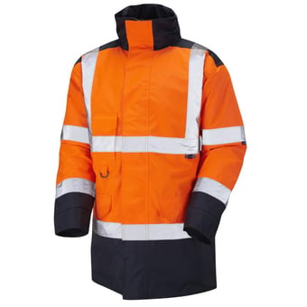 Picture of Tawstock - Orange/Navy Hi-Vis Anorak - LE-A01-O/NV