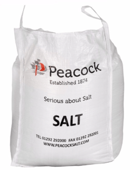 picture of Peacock Brown De-icing Rock Grit Salt - 1000kg Bag - [PK-BS1000]