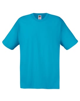 picture of Fruit Of The Loom Men's Azure Blue Original T-Shirt - BT-61082-AZR