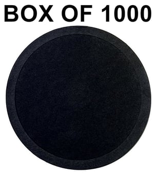 picture of Plain Black Coasters 90mm - Box of 1000 - [MCS-BWBC90]