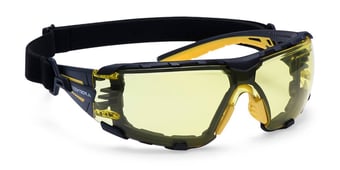 picture of Portwest PS28 - Tech Look Pro KN Safety Glasses - Amber - [PW-PS28AMR]