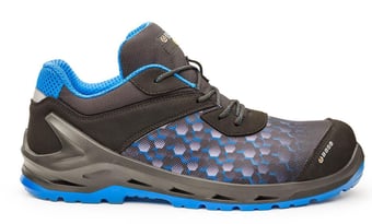picture of S3 - SRC ESD - Portwest - I-Robox Blue Base Safety Footwear - Fresh’n Flex Midsole - SlimCap - Grey/Cobalt - PW-B1208GCR