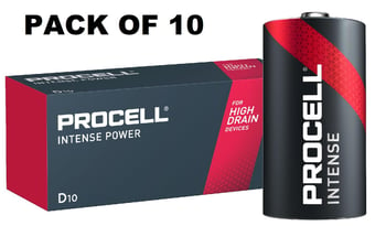 picture of Procell - Intense Power - D 1.5V Batteries - Pack of 10 - [HQ-IPC1300]