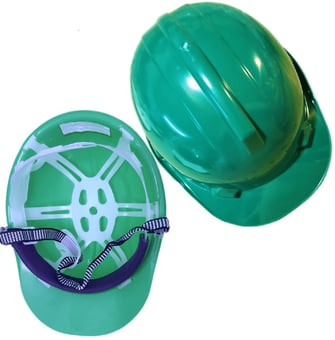 picture of Amazing Value Green Safety Helmet - [HT-H-OSC02C-GRN]