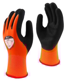 picture of Shield GH600 General Handling Dual Latex Glove - Orange/Black - Pair - BM-GH600