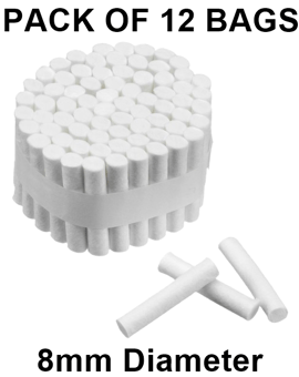 picture of Dental Rolls EP - Size 1 - 8mm Diameter - Pack of 12 Bags - [VC-6850]
