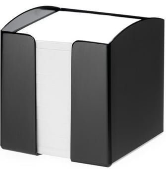 picture of Durable - NOTE BOX TREND With 800 White Paper Notes - Black - 100 x 105 x 100 mm - Pack of 6 - [DL-1701682060]