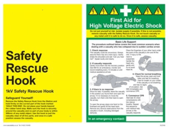 picture of Safety Rescue Hook Station for 1kV Hook - [RS-ELE18A] - (LP)