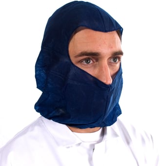 picture of Quality Balaclava Hood - Disposable - Blue - Pack of 100 - [ST-15710]