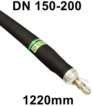 picture of Pipe Doctor Multi-Size Radius Packer DN150-200 - 1220mm Long - [S1-PDRP15/20/12-2] - (LP)