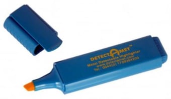 Picture of Detectable Non Retractable Orange Highlighter With Chisel Tip - [DT-150-A06-P08-A08]