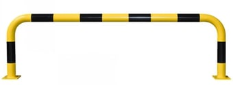 Picture of BLACK BULL Protection Guard - Indoor Use - (H)600 x (W)2000mm - Yellow/Black - [MV-195.23.098]
