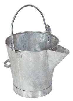 picture of ProSolve 3 Gallon Galvanised V Lip Tar Bucket - [PV-PVGALVVLTB]