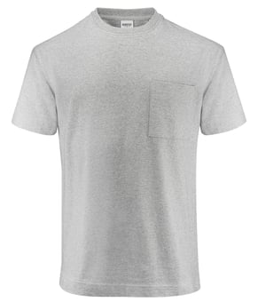 picture of James Harvest Devons Pocket Unisex T-Shirt - Grey Melange - BT-HAR2134019-H120